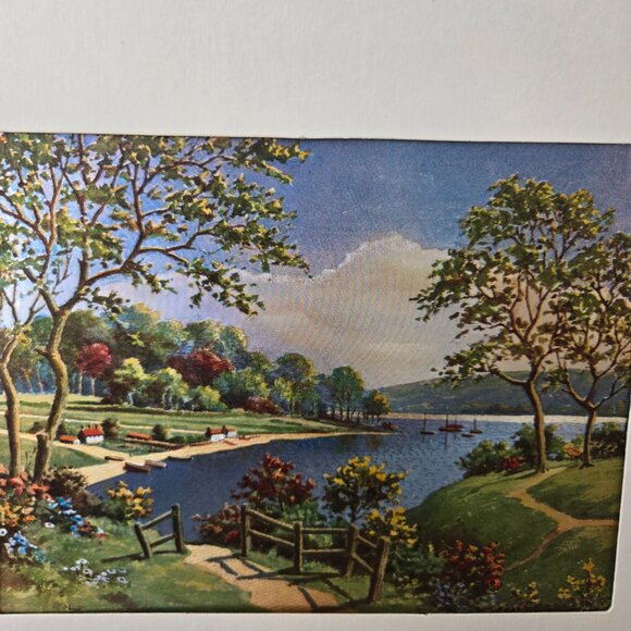 3 For 75 🥳💥 Vintage 1970s Foil Prints - Cottages & Scenery - Set of 2 - Picture 10 of 12